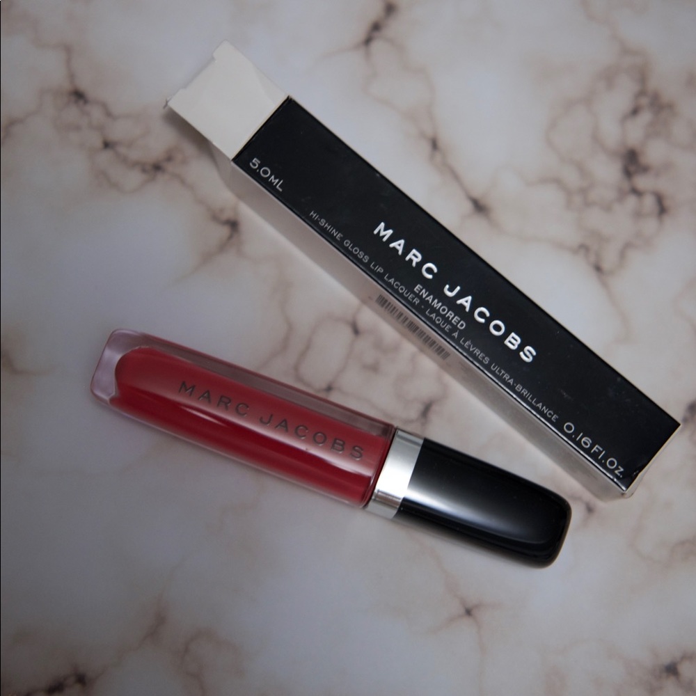 BNIB Marc Jacobs fuchsia lip gloss